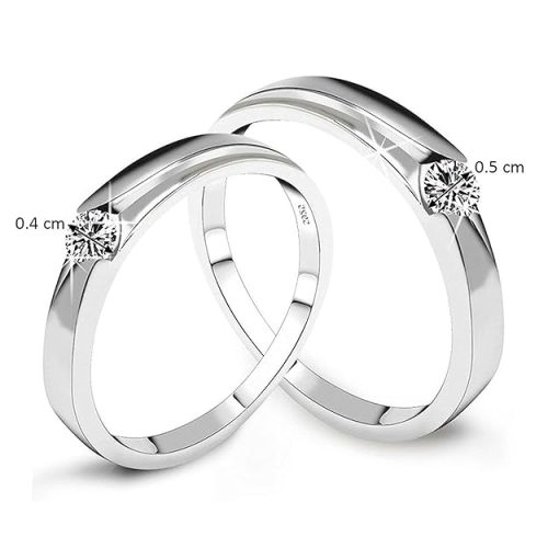 Elegant couple rings