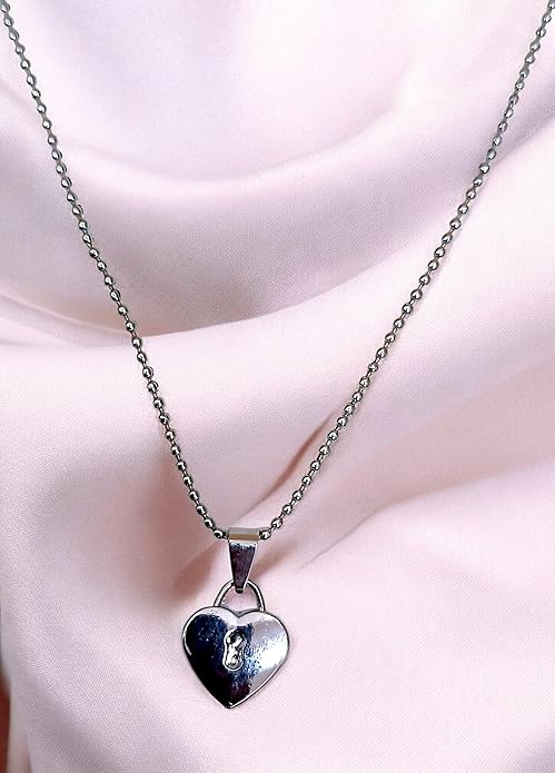 Lock and Key Couple Pendant