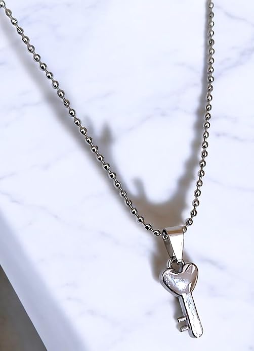 Lock and Key Couple Pendant