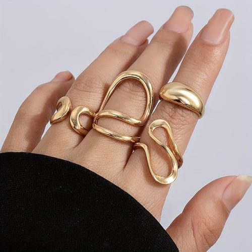 Stylish Gold Plated Rings