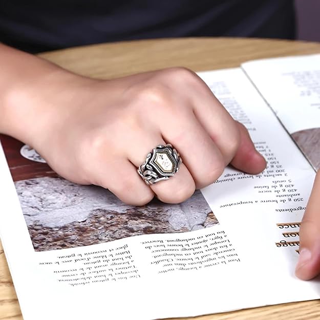 Stylish Silver Ring For Men